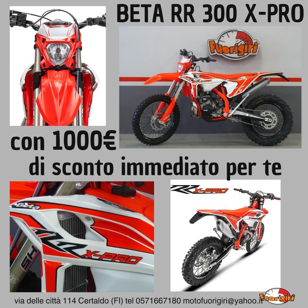 PROMOZIONE BETA RR 300 X-PRO MY 25 A SOLI 8490€ f.c.